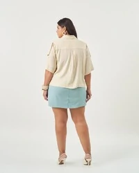 SAIA SHORTS ESSENCIAL COM ELASTANO UPPER