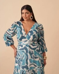 VESTIDO LONGO 3 MARIAS QUEBELA