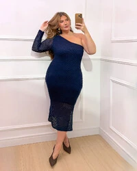 VESTIDO DE UM OMBRO PLANET CHARM