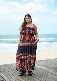 VESTIDO FESTA TROPICAL DOCEVIDA