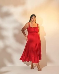 VESTIDO MIDI QUEBELA