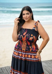 VESTIDO FESTA TROPICAL DOCEVIDA
