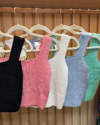 TOP LILI TRICOT PLANET CHARM