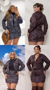 CONJUNTO ALAFIATARIA ANIMAL PRINT MARIA FRANCIA
