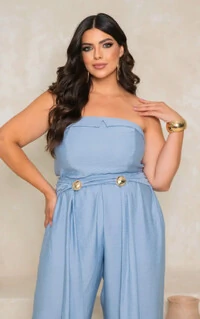 CONJ.CALÇA ALADIM COM TOP 11424 DIVAS VOGA