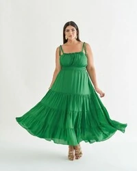 VESTIDO MIDI QUEBELA