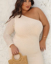 VESTIDO DE UM OMBRO PLANET CHARM