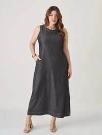 VESTIDO JEANS DENIM SPANDER UPPER
