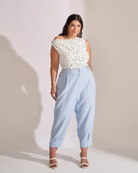 Calca Cenoura Collab Bruna + Kayla