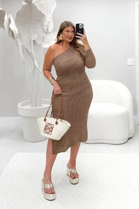 VESTIDO DE UM OMBRO PLANET CHARM