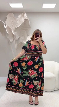 VESTIDO FLORAL FARM GZ