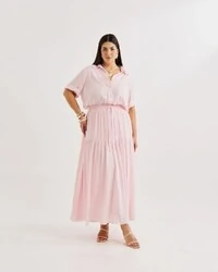 VESTIDO MIDI WORK QUEBELA
