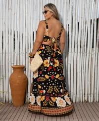 VESTIDO FLORAL FARM TROPICAL