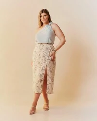SAIA MIDI COM AJUSTE DE FENDA QUEBELA