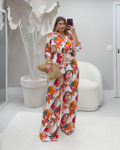 Foto CONJUNTO VISCOSE ROSA MILLIOSSI