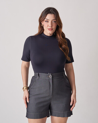 Foto BLUSA GOLA ALTA BASIC UPPER