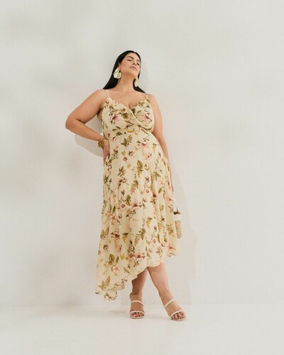 FotoVESTIDO MIDI ESTAMPADO QUEBELA