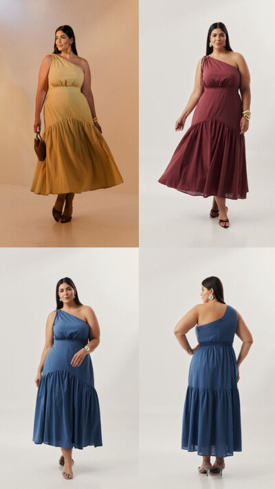 FotoVESTIDO MIDI COLISE QUEBELA