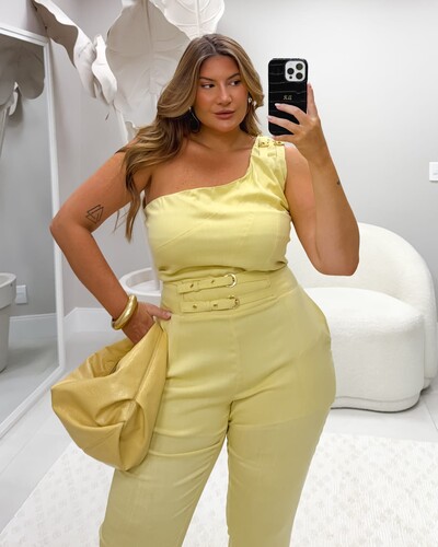 FotoCONJUNTO CROPPED E CALÇA FLORATTA MILANJUS