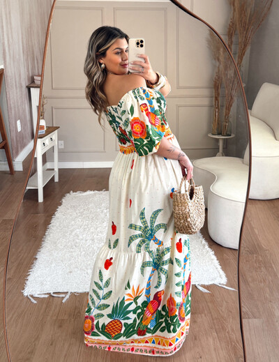 FotoVESTIDO FLORAL FARM TROPICAL