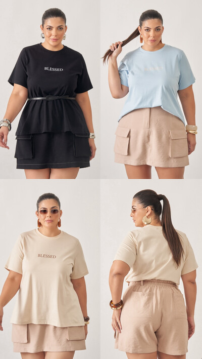 Foto T-SHIRT BLESSED KAYLA