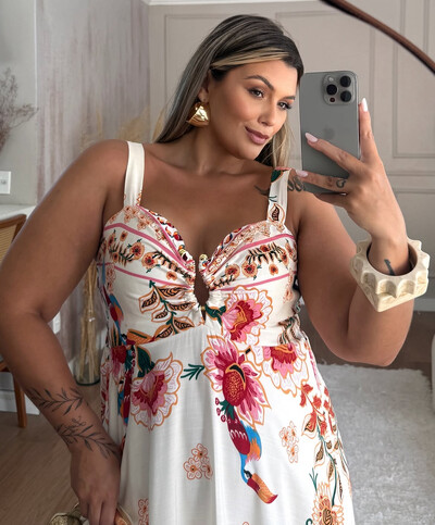 Foto VESTIDO LONGO FARM TROPICAL