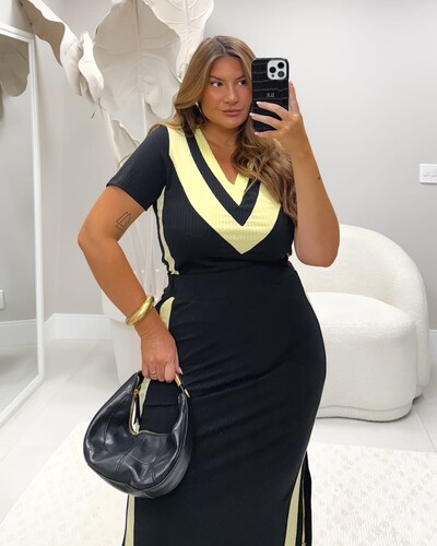 FotoCONJUNTO SAIA E BLUSA FLORATTA CANELADO MILANJUS