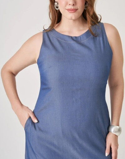 FotoVESTIDO JEANS DENIM SPANDER UPPER