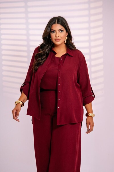 Foto CONJUNTO CALÇA E CAMISA MERIDIEN UPPER