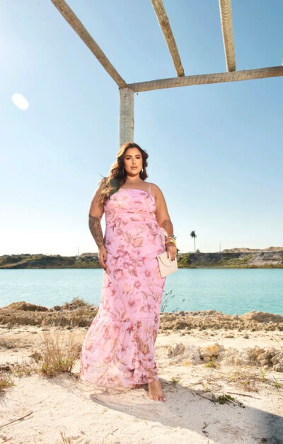 Foto VESTIDO LONGO DRAPEADO DIVAS