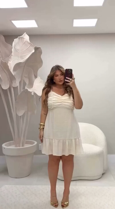 Foto VESTIDO COM BUSTO DRAPEADO 8462 DIVAS VOGA