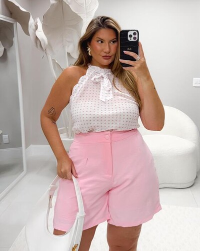 FotoSHORT AIR FLOW ROSA MILLIOSSI