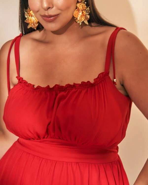 VESTIDO MIDI QUEBELA