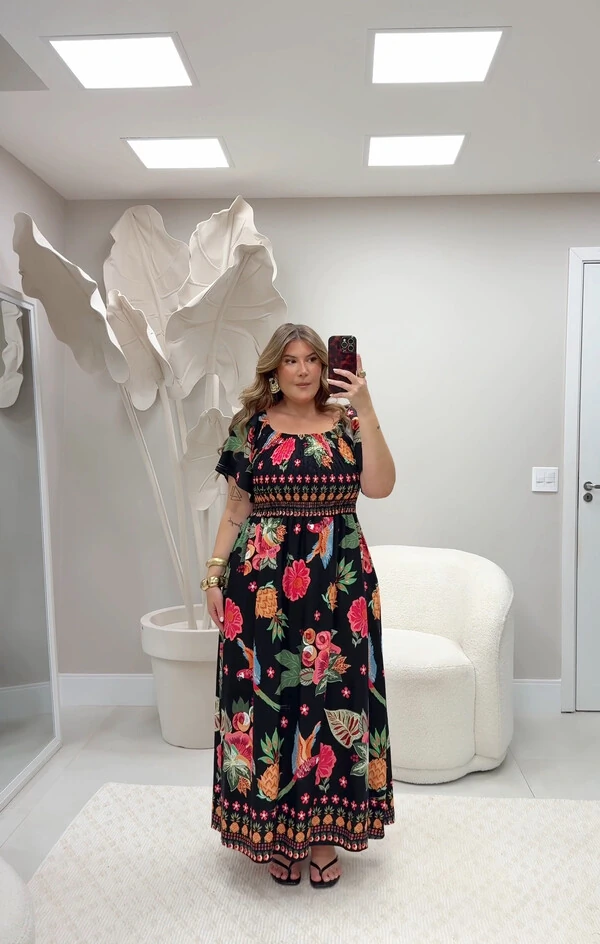 VESTIDO FLORAL FARM GZ