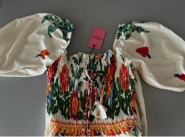 VESTIDO FLORAL FARM TROPICAL