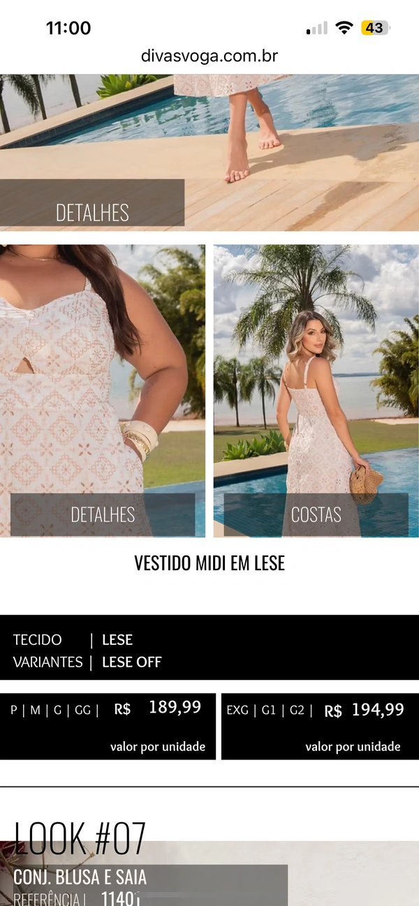 VESTIDO MIDI LESE DIVAS VOGA