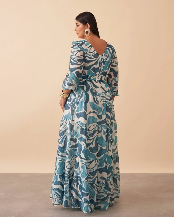 VESTIDO LONGO 3 MARIAS QUEBELA