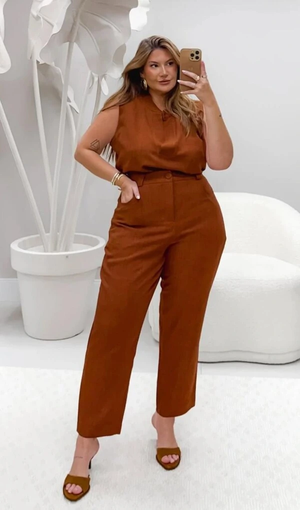 CONJUNTO VIENNE BLUSA E CALÇA UPPER