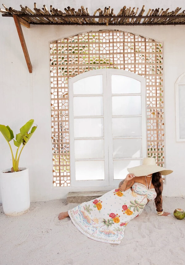 SAIA E TOP FLORAL FARM TROPICAL