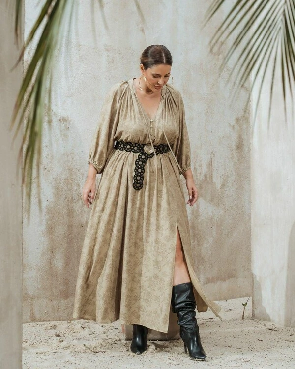 VESTIDO LONGO CARMEN QUEBELA