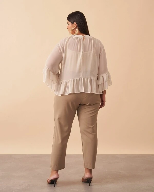 BLUSA COM MANGA QUEBELA