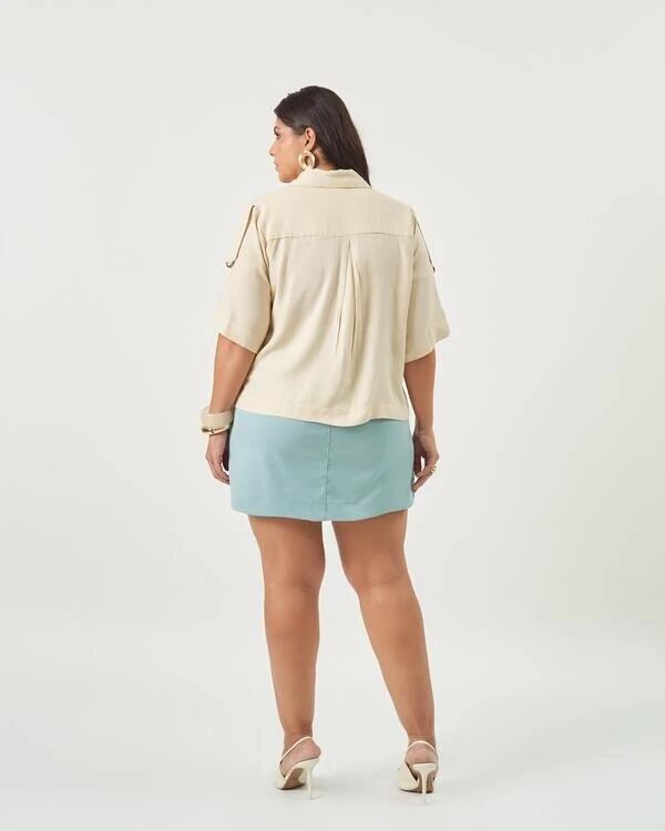 SAIA SHORTS ESSENCIAL COM ELASTANO UPPER
