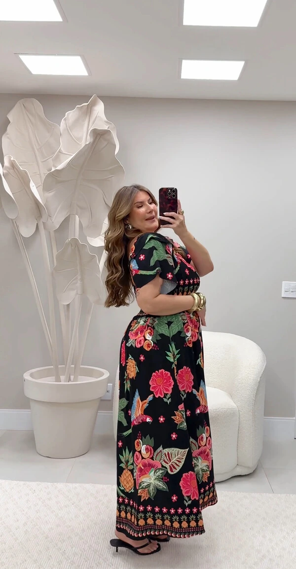 VESTIDO FLORAL FARM GZ