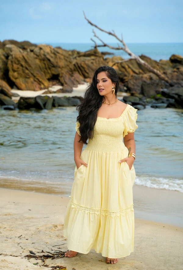 VESTIDO PÉTALAS DOCEVIDA