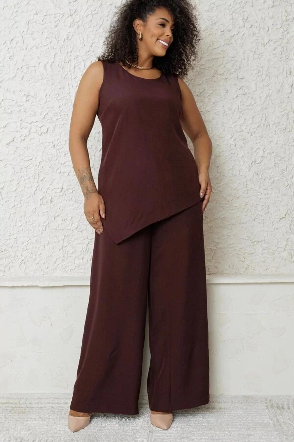 CONJUNTO CALÇA E BLUSA MERIDIEN UPPER