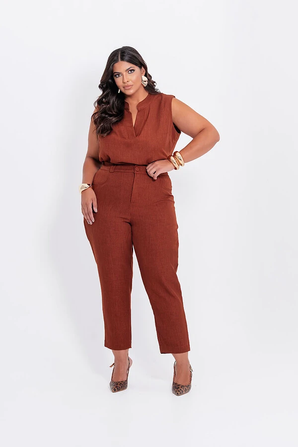 CONJUNTO VIENNE BLUSA E CALÇA UPPER