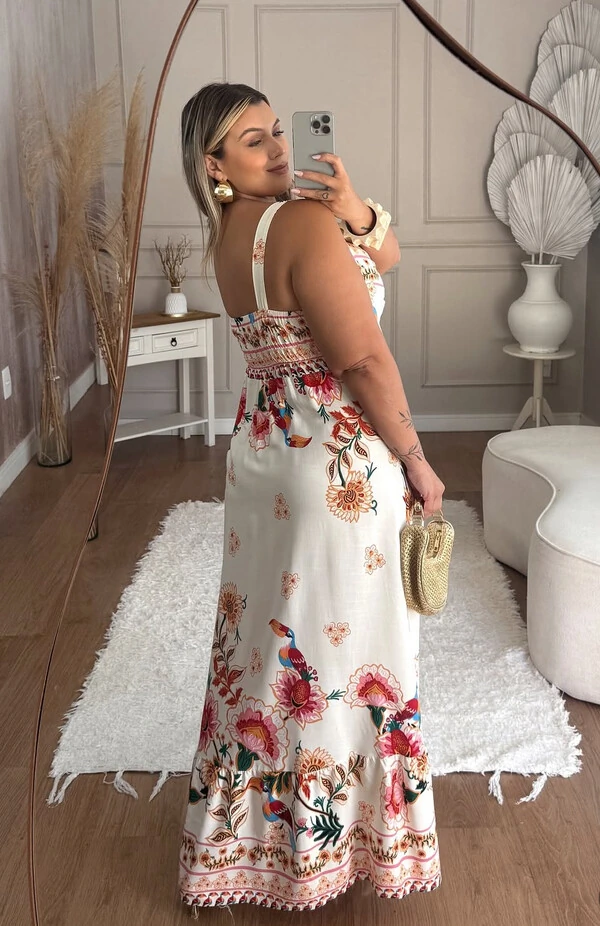 VESTIDO LONGO FARM TROPICAL