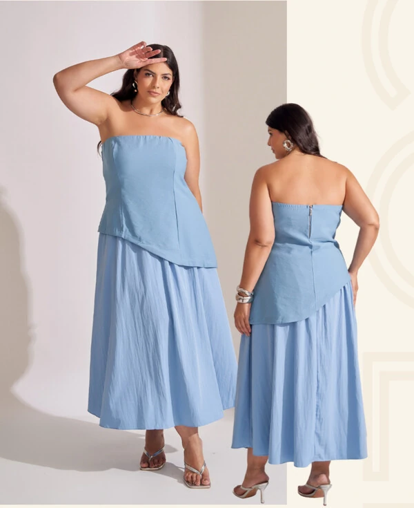 CONJUNTO SAIA E TOMARA QUE CAIA COLLAB KAYLA