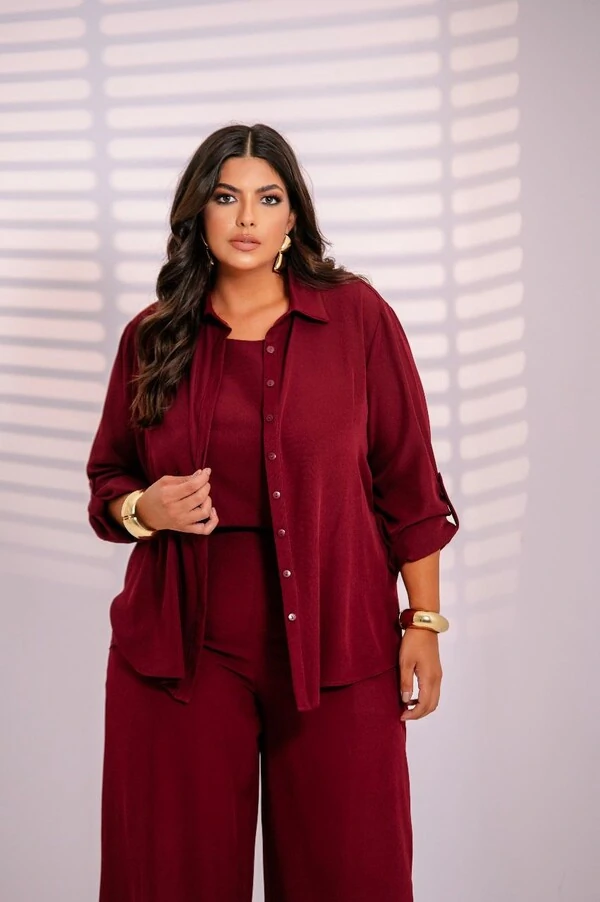 CONJUNTO CALÇA E CAMISA MERIDIEN UPPER