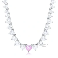 Colar Riviera Maxi Hearts